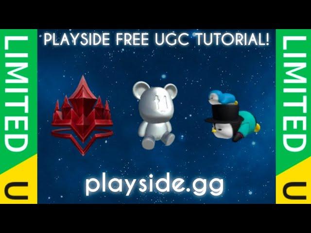 [FREE UGC GUIDE] GET THESE FREE PLAYSIDE UGCS NOW!