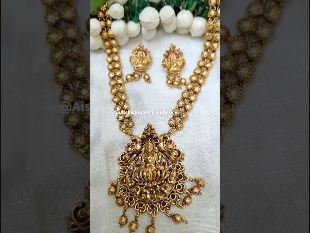 Today's awesome collections Aishwaryam jewellery 