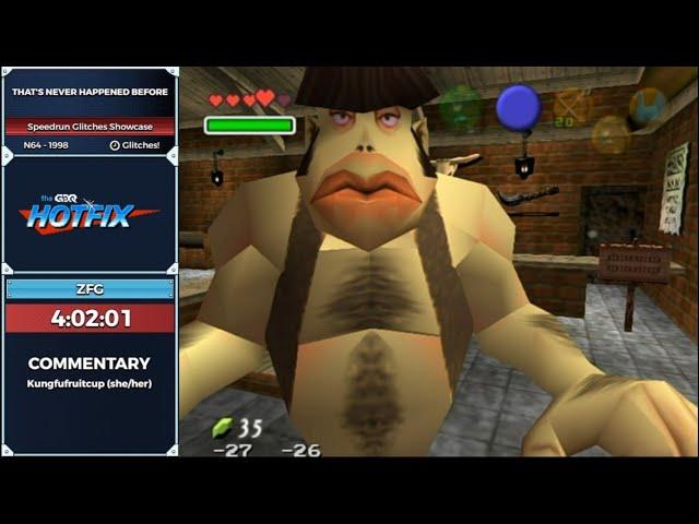 Ocarina of Time Glitches Showcase - GamesDoneQuick - That's Never Happened Before