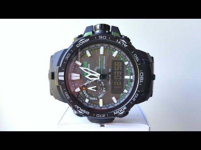 Взгляд на CASIO PRO TREK PRW-6000Y-1A. Main functoins and design