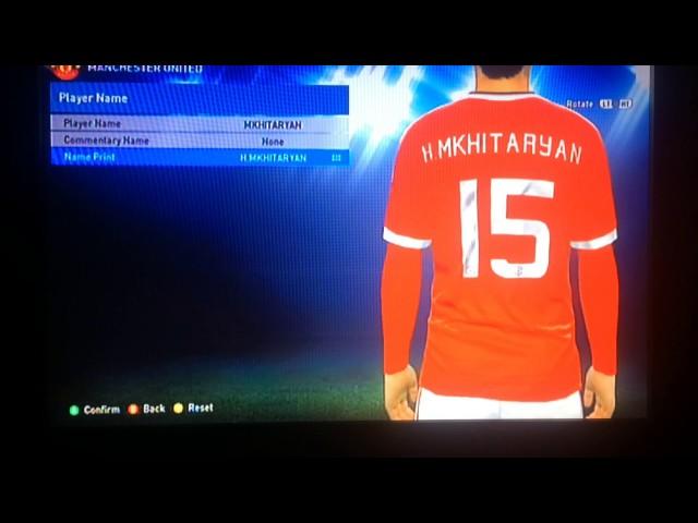 How to create mkhitarian on pes 2016