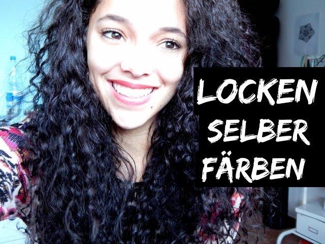 lockige Haare einfach selber färben !   |Locken tönen