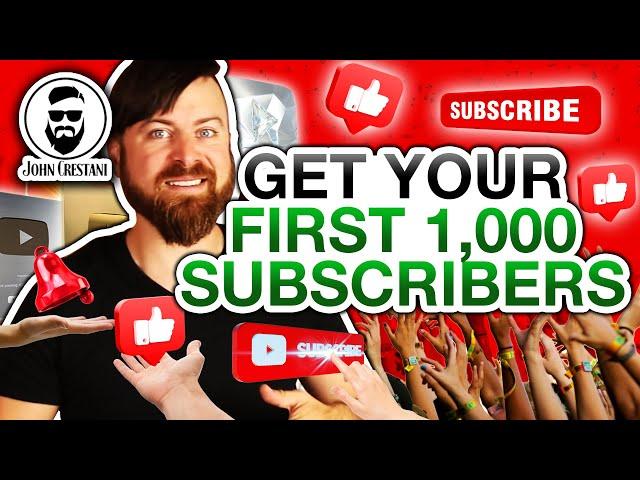 How To Get Your First 1,000 YouTube Subscribers FAST And FREE