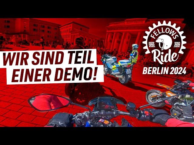 Wir nehmen an einer Demo teil! // MOTOVLOG