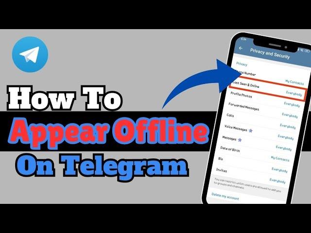 How To Appear Offline On Telegram (EASY 2024)