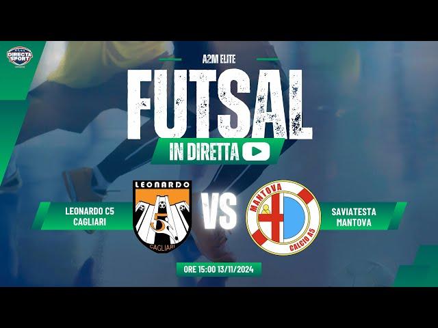 Futsal A2M Elite - Leonardo C5 Cagliari-Saviatesta Mantova (2-3)