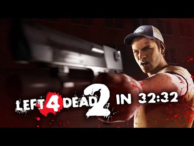 Left 4 Dead 2 in 32:32 - Main Campaigns - Solo [TAS]