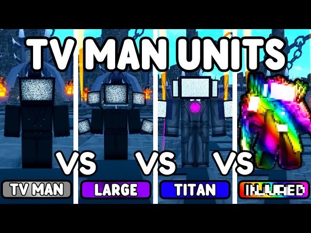 EVERY TV MAN VERSION VS ENDLESS MODE (Toilet Tower Defense)