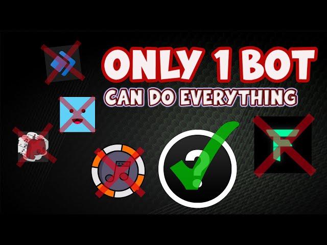 BEST Discord Bots to use in your server! (2024) | This Single Bot Can Do Everything You Want