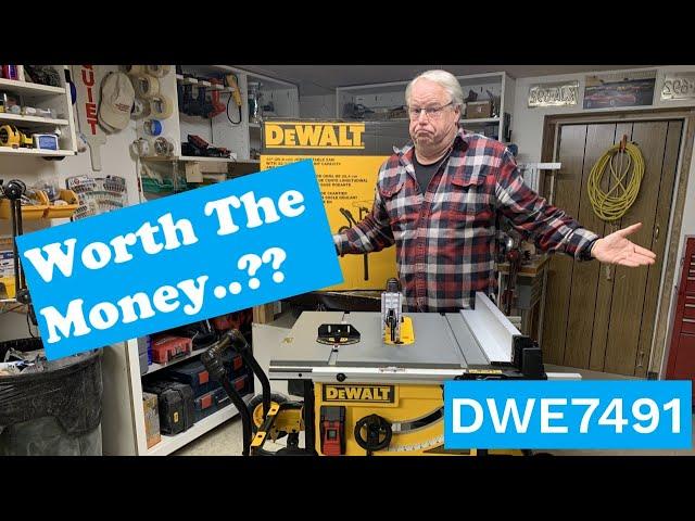 NEW Shop Addition - DeWalt DWE7491 Portable Table Saw