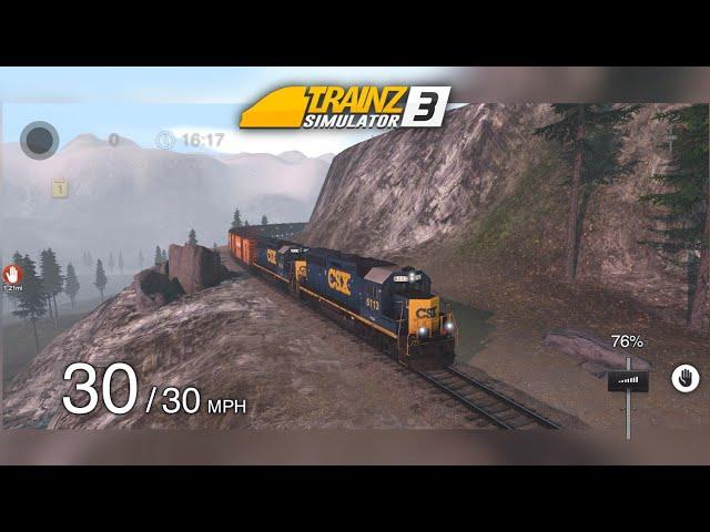 Trainz Simulator 3 - GamePlay #3 (Rocky Mountains Freight Train Mission, Box Cars & Tankers)