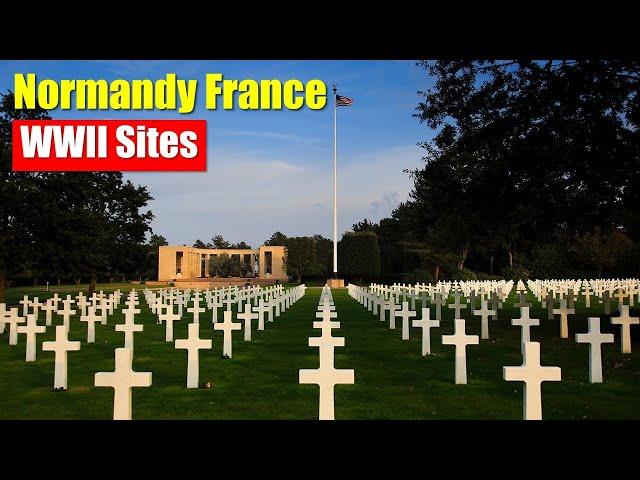 Normandy France | World War II sites | Omaha Beach, American Cemetery, Point du Hoc | D-Day