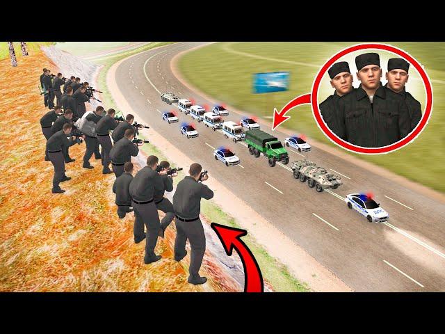 БРИГАДА УСТРОИЛА ЗАСАДУ НА КОНВОЙ С ЗАКЛЮЧЕННЫМИ, НО ЗАЧЕМ?️ GTA:CRMP