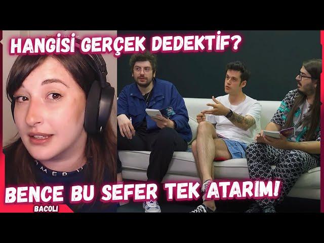 Pqueen | "HANGİSİ GERÇEK DEDEKTİF?" İzliyor ve Tahmin Ediyor (Orkun Işıtmak)