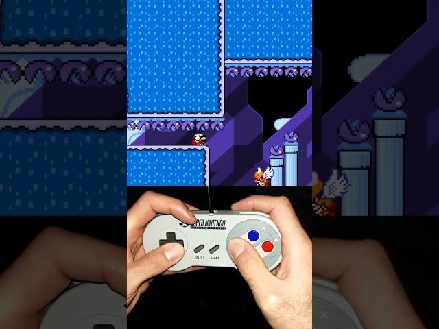 Mario and FROZEN MUNCHER JUMPS #shorts #kaizo #mario