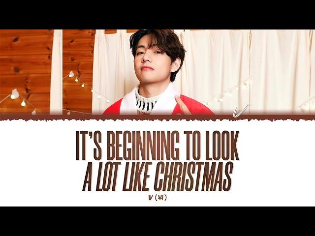 BTS V (뷔) - It's Beginning To Look A Lot Like Christmas (1 HOUR LOOP) Lyrics | 1시간 가사