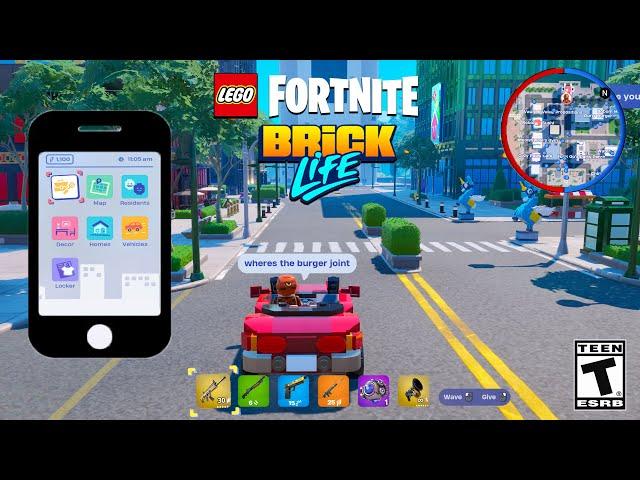 The NEW GTA LEGO Mode in Fortnite! (Brick Life Open World)