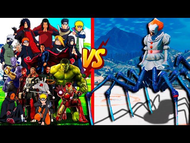 NARUTO AND SCHOOL OF SUPERHEROES vs UNKNOWN SCHOOL! School Story (GTA V) Johnny Johnny