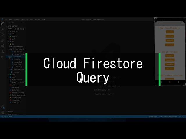 Query Cloud Firestore |  Firebase  -  Flutter