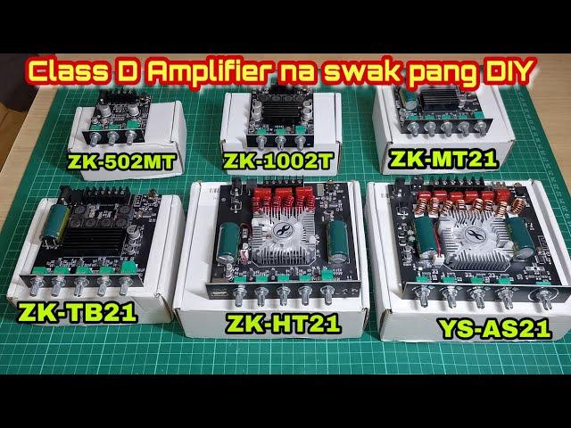 Ibat ibang Klasi ng Class D Amplifier | From 50Watts to 350Watts