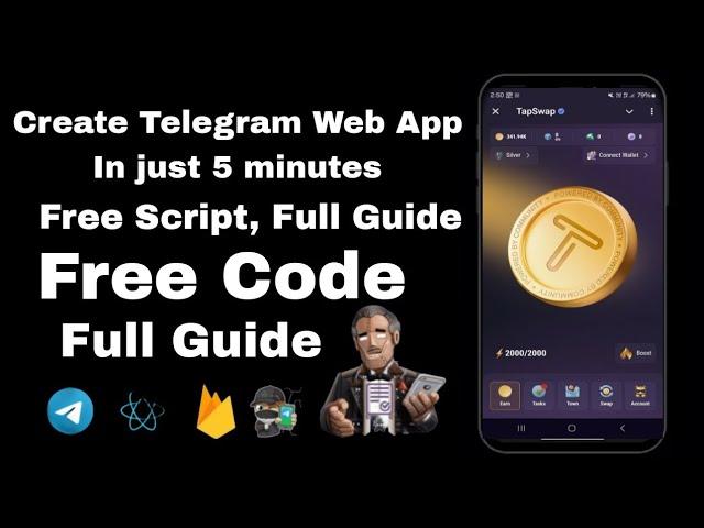 How To Create Telegram Web App | Like Tapswap Bot | Create Telegram Miniapp In just 5 minutes