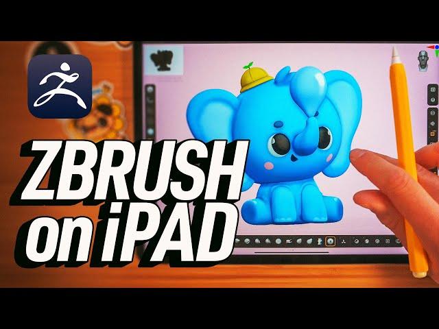 Create Your First Sculpt in ZBrush for iPad!