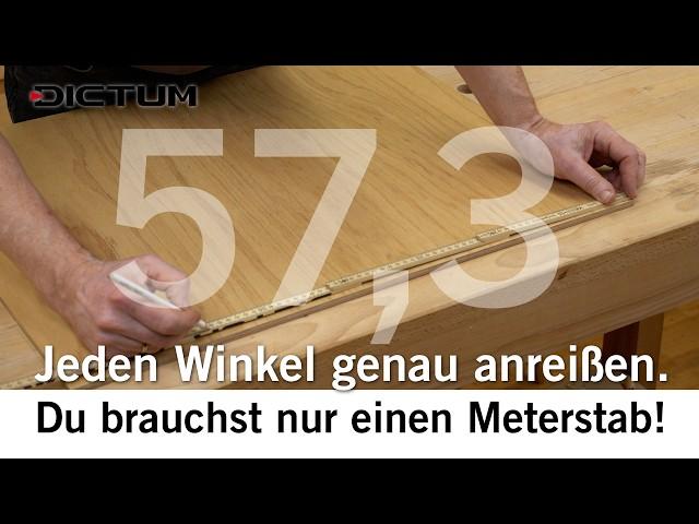 Hack-Check: Die magische Zahl 57,3 #dictum @derholzbock #toolhacks