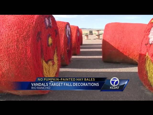 No More Pumpkin Hay Bails