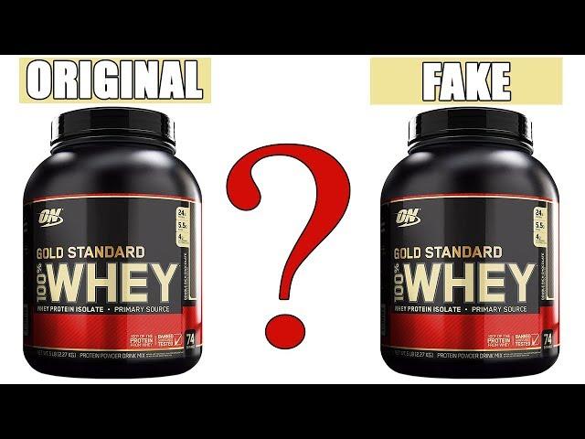 Protein Whey Gold Standard How to distinguish the original from a fake