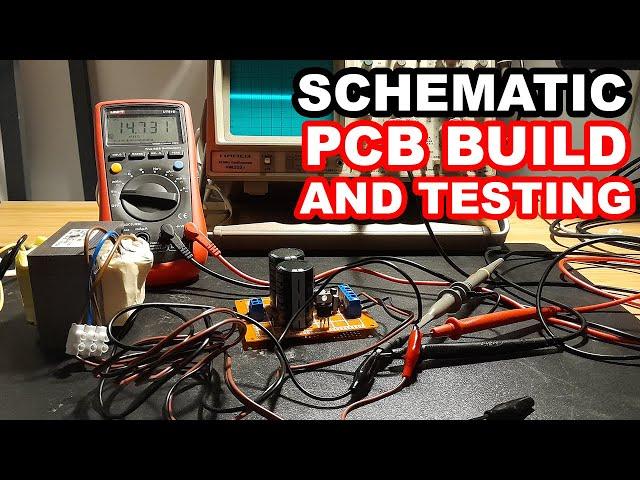 15V Linear Regulated Power Supply - Detailed Schematic, PCB soldering and Testing