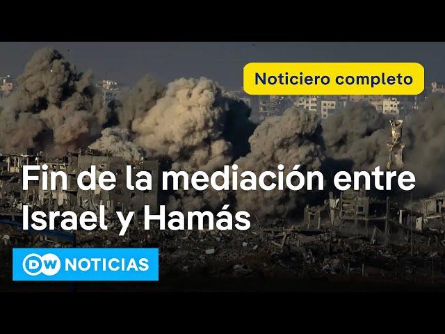  DW Noticias del 9 de noviembre: Qatar dejará de mediar en la guerra de Gaza [Noticiero completo]