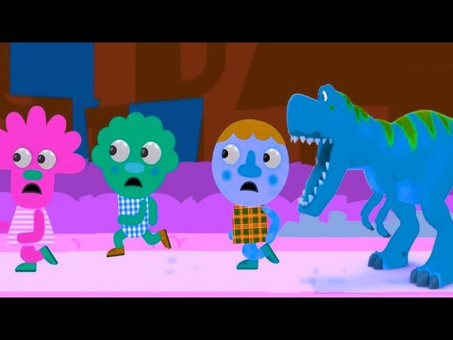 Dinosaur Roarrrrr! Run | Noodle & Pals | Sparta pitch effects sponsored by Preview 2 Effects