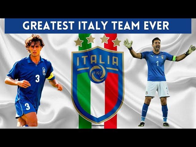 The Greatest Italian National Football Team in History |  All-time 11