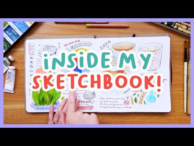 Sketchbook Tour! Goldline Art Journal