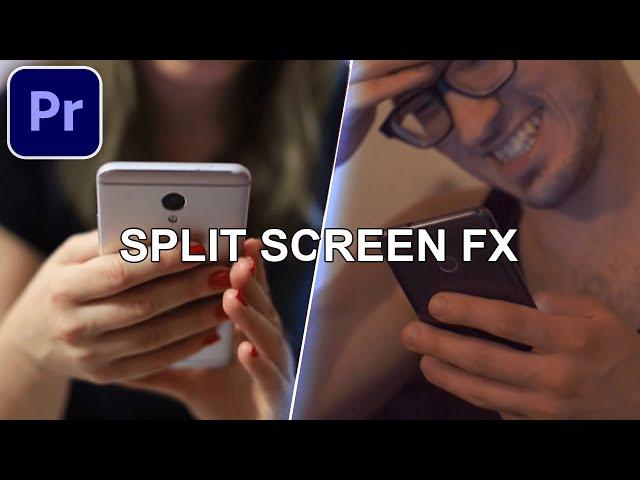 How to create Split Screen Effects in Adobe Premiere Pro CC (Tutorial)