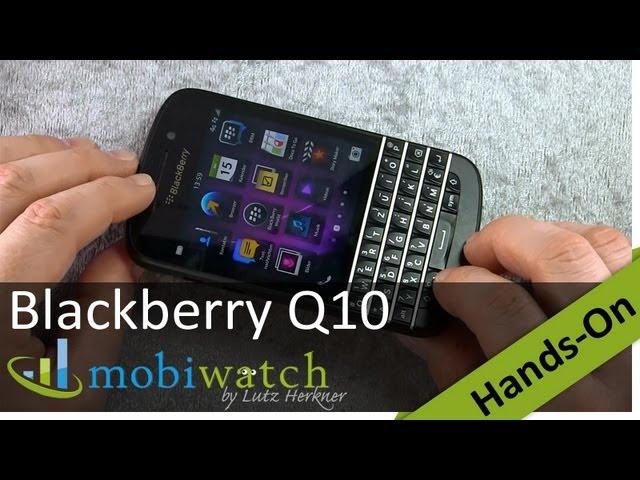 Blackberry Q10: Erster Blackberry mit BB10 und Hardware-Tastatur