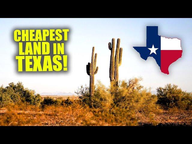 5 PLACES to BUY CHEAP LAND in TEXAS  Where to Buy Cheap land in Texas?