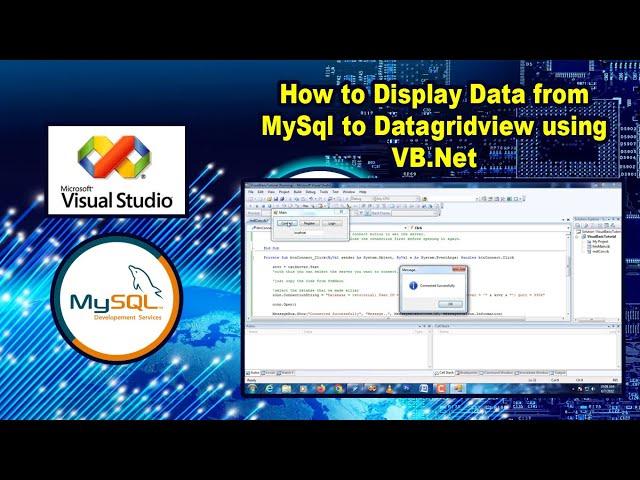 How to Display Data from MySql to Datagridview using VB.Net