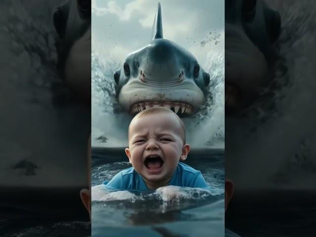 "Rabbit Saves Child from Shark | Emotional Ocean Rescue Story" #moralstory #everydaystory #storie