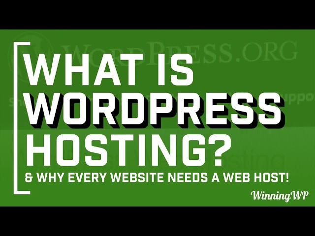 What is WordPress Hosting? Everything you need to know!