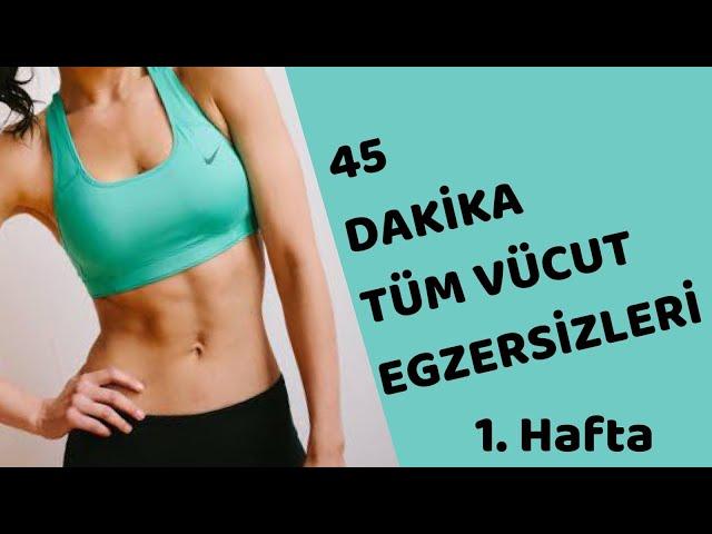 45 Dakika Tüm Vücut Pilates  Egzersizleri