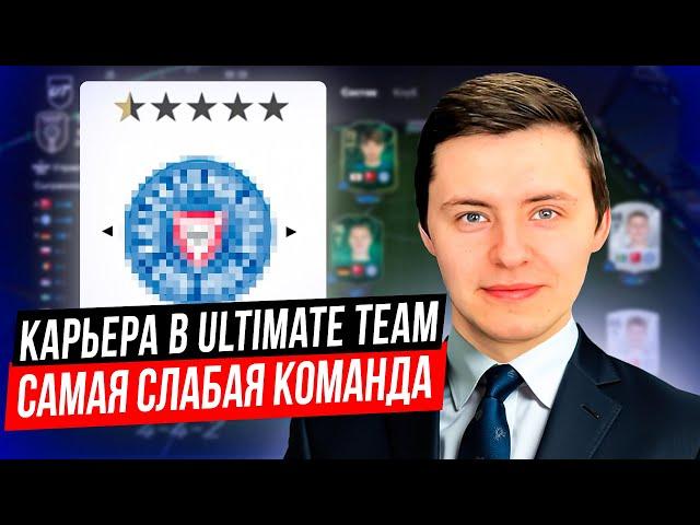 САМЫЙ СЛАБЫЙ КЛУБ ЕВРОПЫ В ОНЛАЙНЕ В ULTIMATE TEAM! ЗНАКОМСТВО С КОМАНДОЙ И ОТБОРЫ В ВЛ! #eafc25