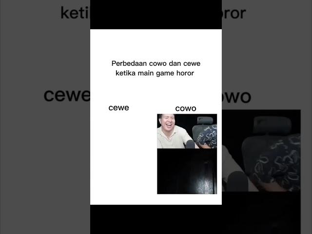 Perbedaan cewe & cowo main game horror #jkt48 #windahbasudara