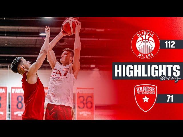 Olimpia Milano vs Varese | Highlights (scrimmage)