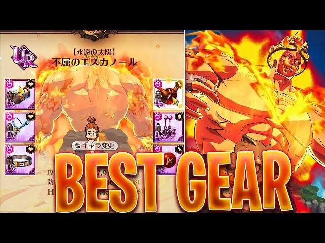 HP DEF OR ATK CRIT? ETERNAL SUNSHINE T1U ESCANOR BEST GEAR SET! | Seven Deadly Sins: Grand Cross