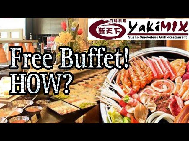 Eat All You Can Smokeless Grill at YAKIMIX Buffet Restaurant - One of The Best