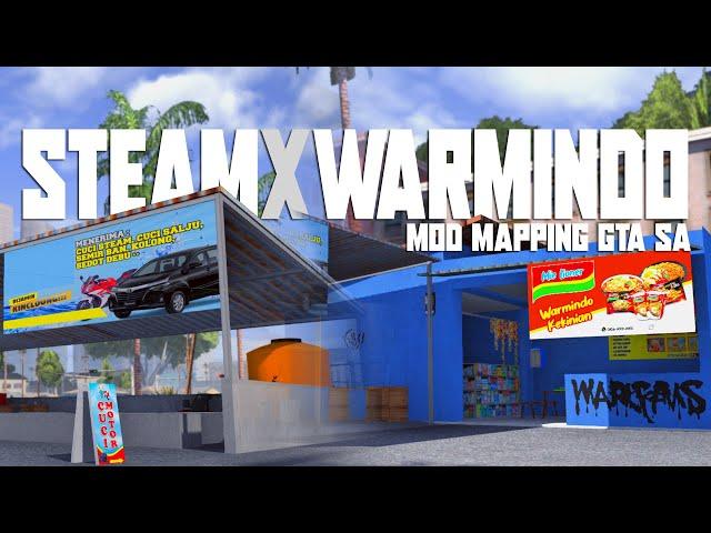 REVIEW MOD MAPPING CUCI STEAM DAN WARKOP WARMINDO GTA SA