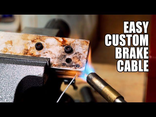 The easiest way to make custom brake cables. DIY