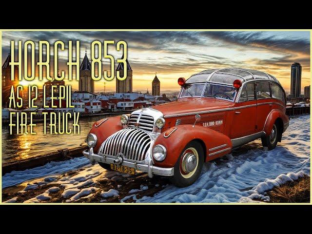 Horch 853 AS 12 Lepil: From Luxury to Lifesaver - The Lepil Family's Masterpiece