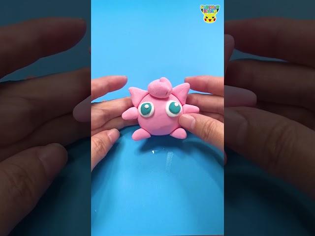 Pokémon Shorts - Let's Make Jigglypuff With Clay - #PokemonFunVideo #PokemonKidsTV​